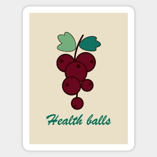 Health blackberry balls Magnet